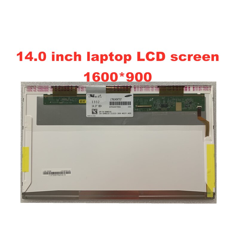   14.0 ġ Ʈ LCD LTN140KT04 b140nh03 V.0 V.1 LTN140KT01 LTN140KT07 LP140WD1 TLM1 1600*900 40 